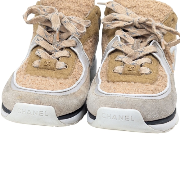 Chanel 2019 Interlocking CC Logo Chunky Sneakers Trainers Size EU 40.5 - Picture 4 of 16